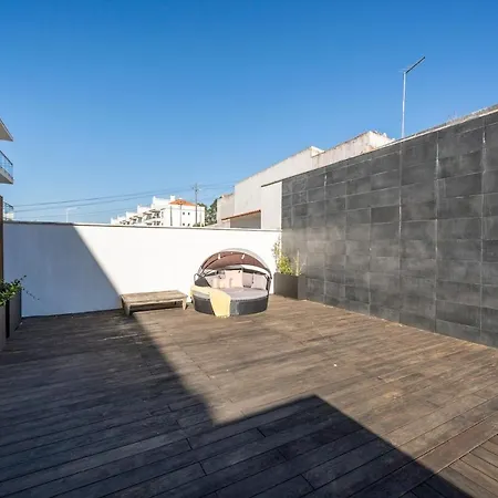 Terraza - Exclusive Terrace, Sea View & Pool ナザレ