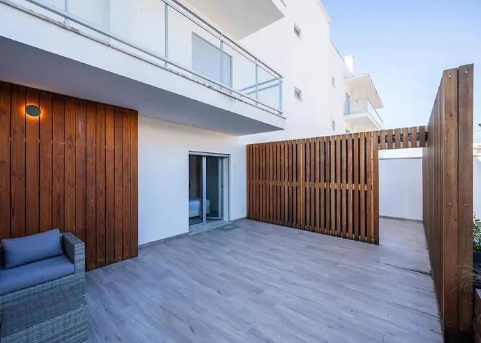 Terraza - Exclusive Terrace, Sea View & Pool Апартаменты Назаре