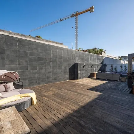 Terraza - Exclusive Terrace, Sea View & Pool ナザレ